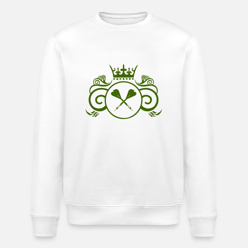 dart wappen - Stanley/Stella Unisex Bio-Sweatshirt ROLLER - Weiß