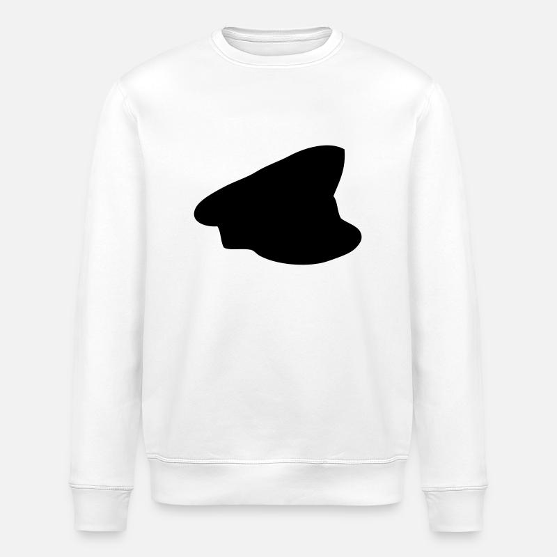 Polizei Mütze - Stanley/Stella Unisex Bio-Sweatshirt ROLLER - Weiß