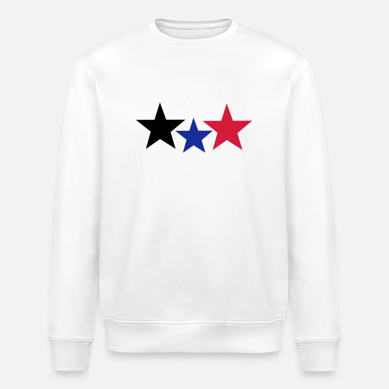 Stars - Stanley/Stella Unisex Bio-Sweatshirt ROLLER - Weiß