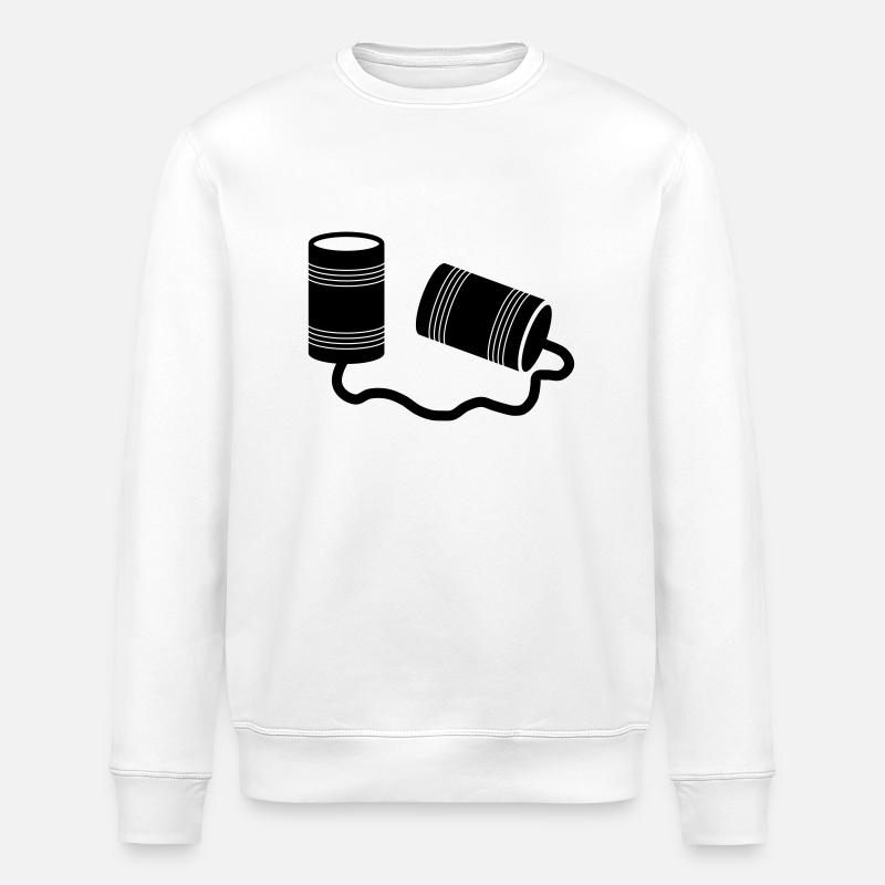 Telefon Dosen - Stanley/Stella Unisex Bio-Sweatshirt ROLLER - Weiß