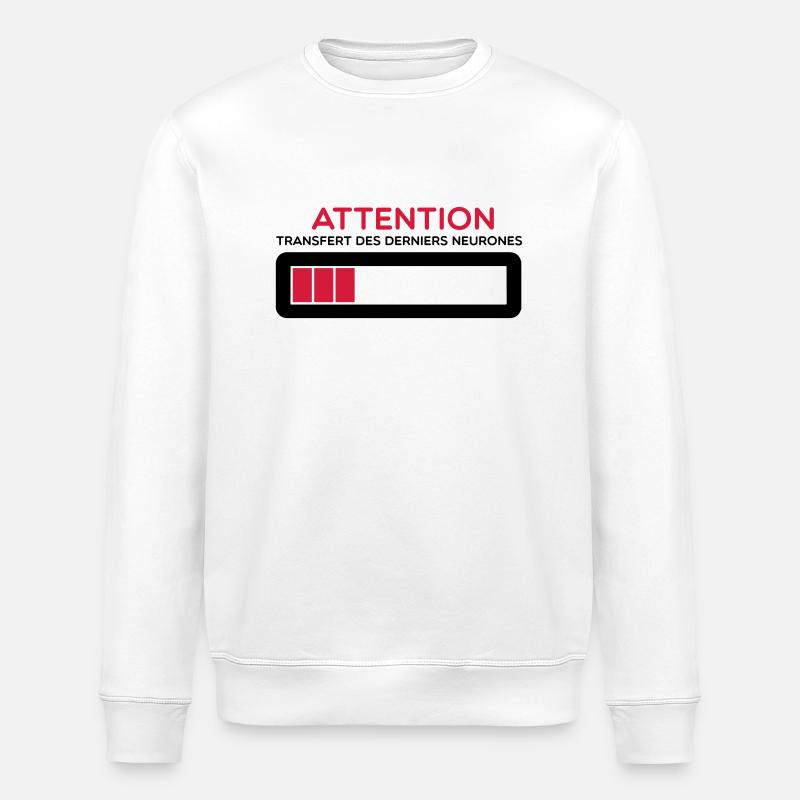 Transfert neurones - Sweat bio ROLLER Stanley/Stella Unisexe - blanc