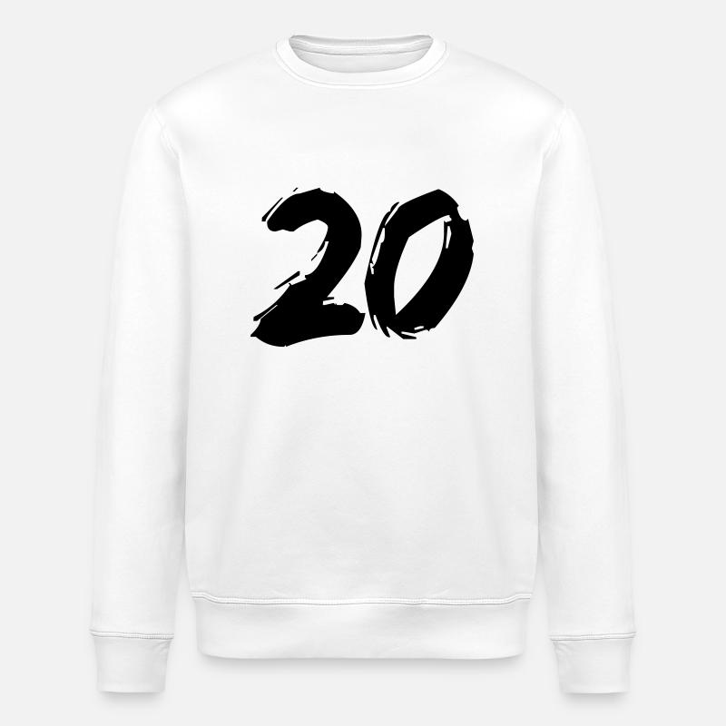 Brushed 20 - Stanley/Stella Unisex Bio-Sweatshirt ROLLER - Weiß
