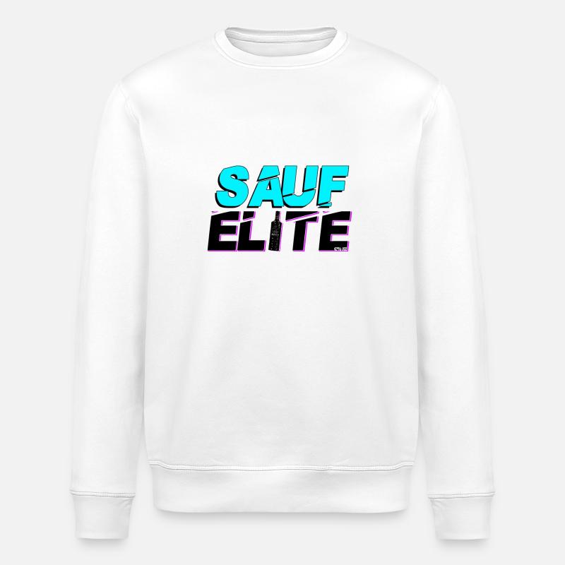 SAUF ELITE - Stanley/Stella Unisex Bio-Sweatshirt ROLLER - Weiß