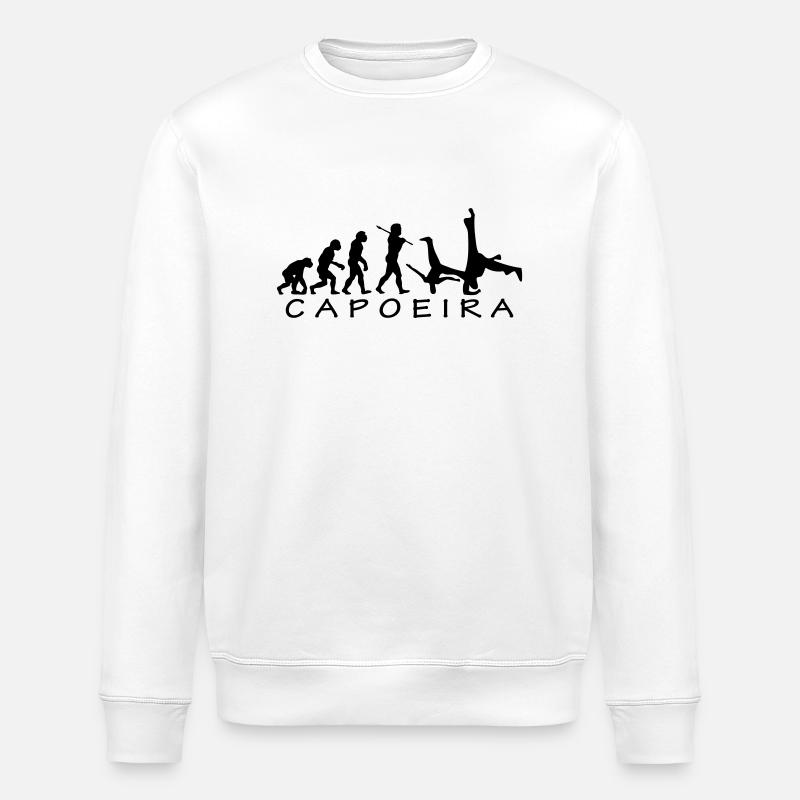 Capoeira Evolution - Stanley/Stella Unisex Bio-Sweatshirt ROLLER - Weiß
