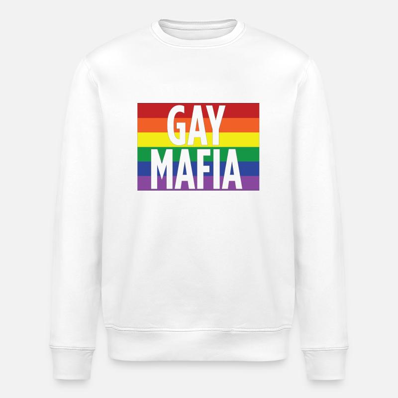 Gay Mafia - Stanley/Stella Unisex Bio-Sweatshirt ROLLER - Weiß