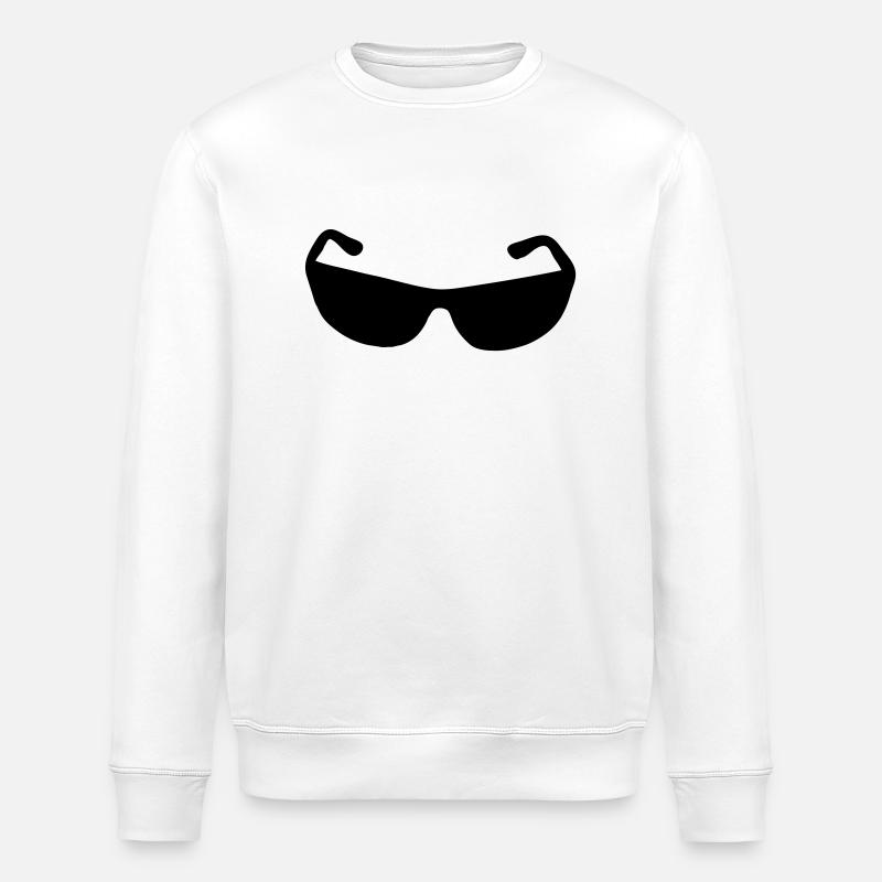 brille_symbol_t1 - Sweat bio ROLLER Stanley/Stella Unisexe - blanc