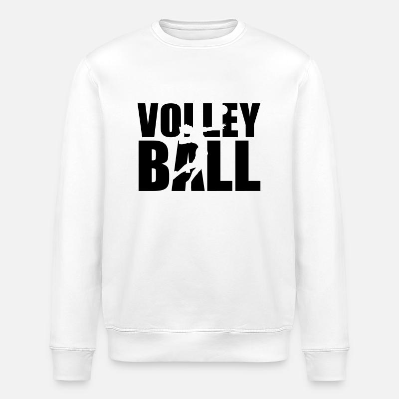 Volleyball - Sweat bio ROLLER Stanley/Stella Unisexe - blanc