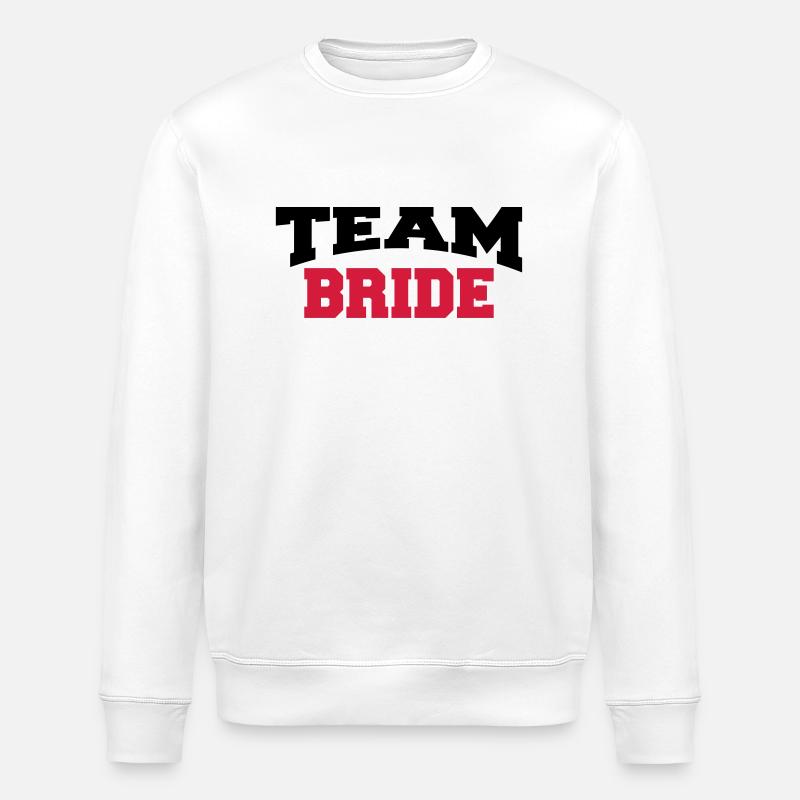 Team Bride - Stanley/Stella Unisex Bio-Sweatshirt ROLLER - Weiß