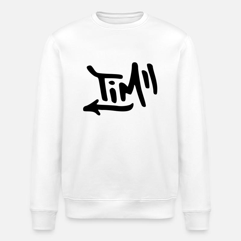 Graffiti Tim - Stanley/Stella Unisex Bio-Sweatshirt ROLLER - Weiß