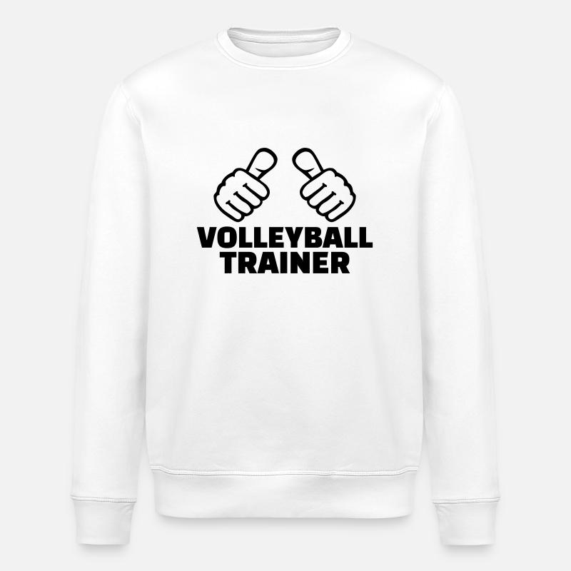 Volleyball - Stanley/Stella Unisex Bio-Sweatshirt ROLLER - Weiß