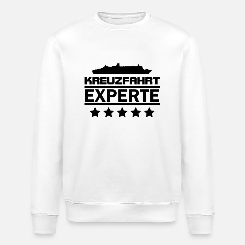 kreuzfahrt experte - Stanley/Stella Unisex Bio-Sweatshirt ROLLER - Weiß