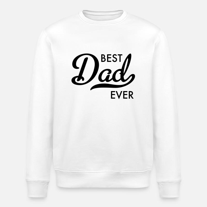 Vater - Stanley/Stella Unisex Bio-Sweatshirt ROLLER - Weiß