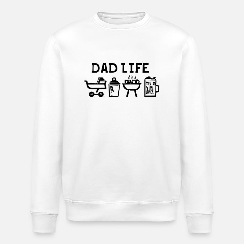La vie de papa - Sweat bio ROLLER Stanley/Stella Unisexe - blanc