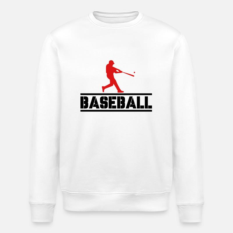 baseball 02 - Stanley/Stella Unisex Bio-Sweatshirt ROLLER - Weiß