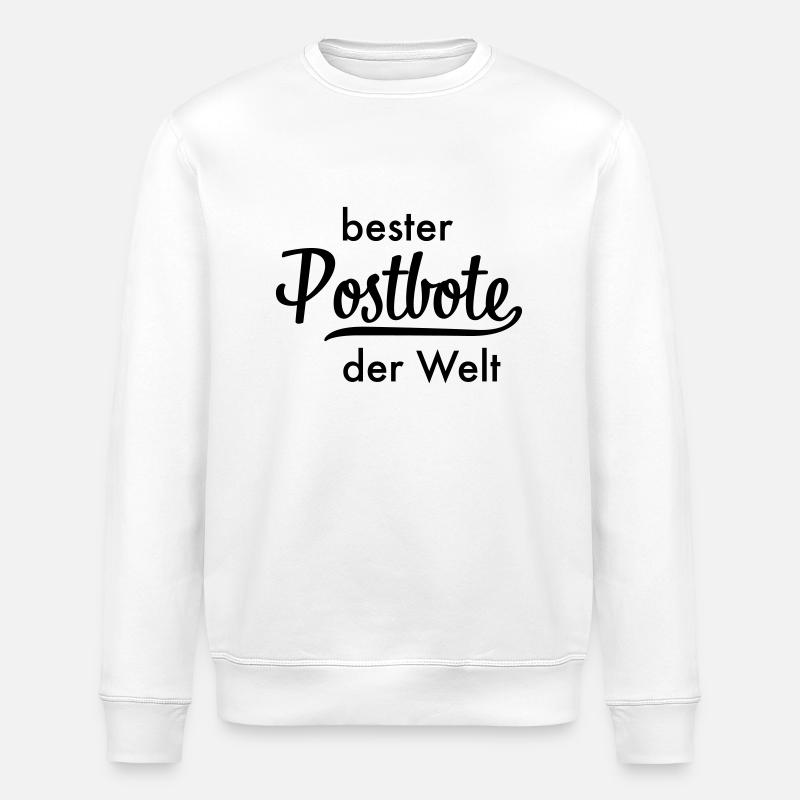 Bester Postbote - Stanley/Stella Unisex Bio-Sweatshirt ROLLER - Weiß