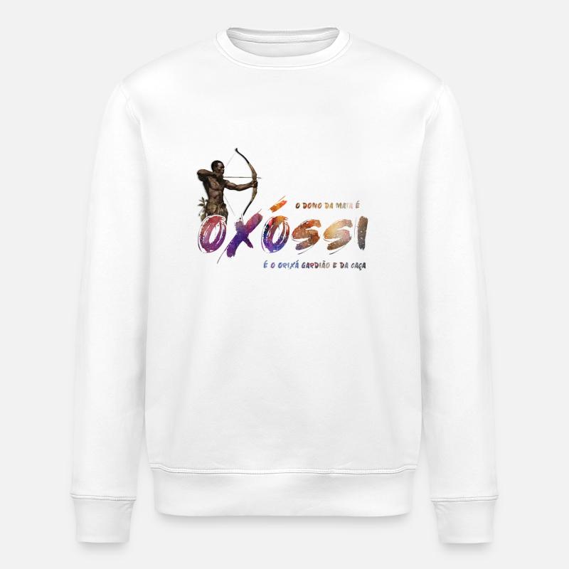 Oxóssi - Stanley/Stella Unisex Bio-Sweatshirt ROLLER - Weiß