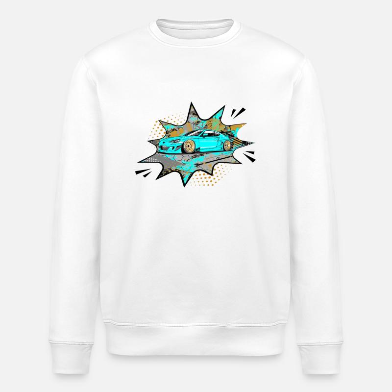 gt comic style - Stanley/Stella Unisex Bio-Sweatshirt ROLLER - Weiß