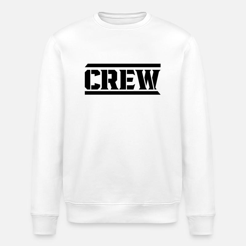 Crew - Stanley/Stella Unisex Bio-Sweatshirt ROLLER - Weiß