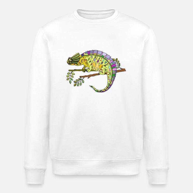 Caméléon - Sweat bio ROLLER Stanley/Stella Unisexe - blanc