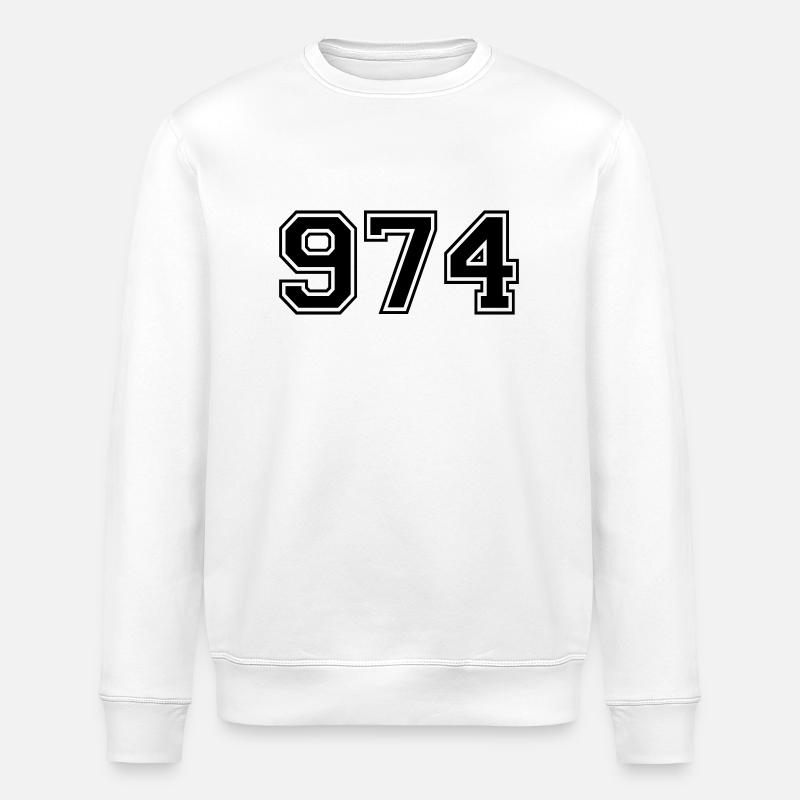 974 - Sweat bio ROLLER Stanley/Stella Unisexe - blanc