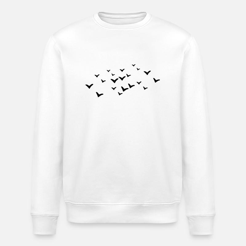 Oiseaux - Sweat bio ROLLER Stanley/Stella Unisexe - blanc