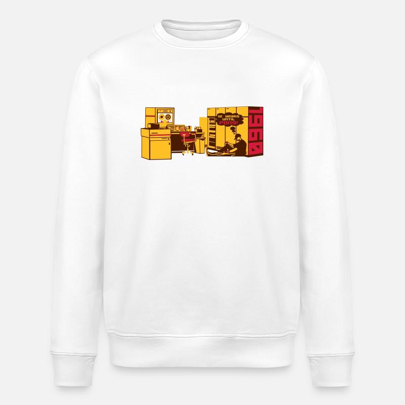 pong1960 - Stanley/Stella Unisex Bio-Sweatshirt ROLLER - Weiß