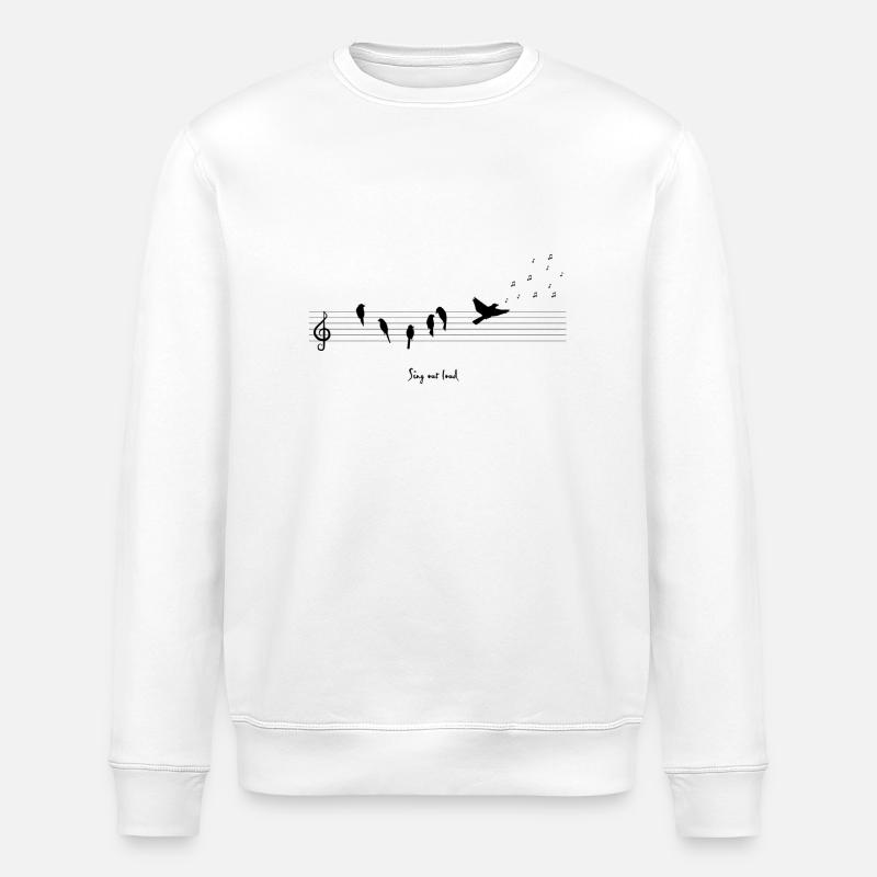 music - Stanley/Stella Unisex Bio-Sweatshirt ROLLER - Weiß