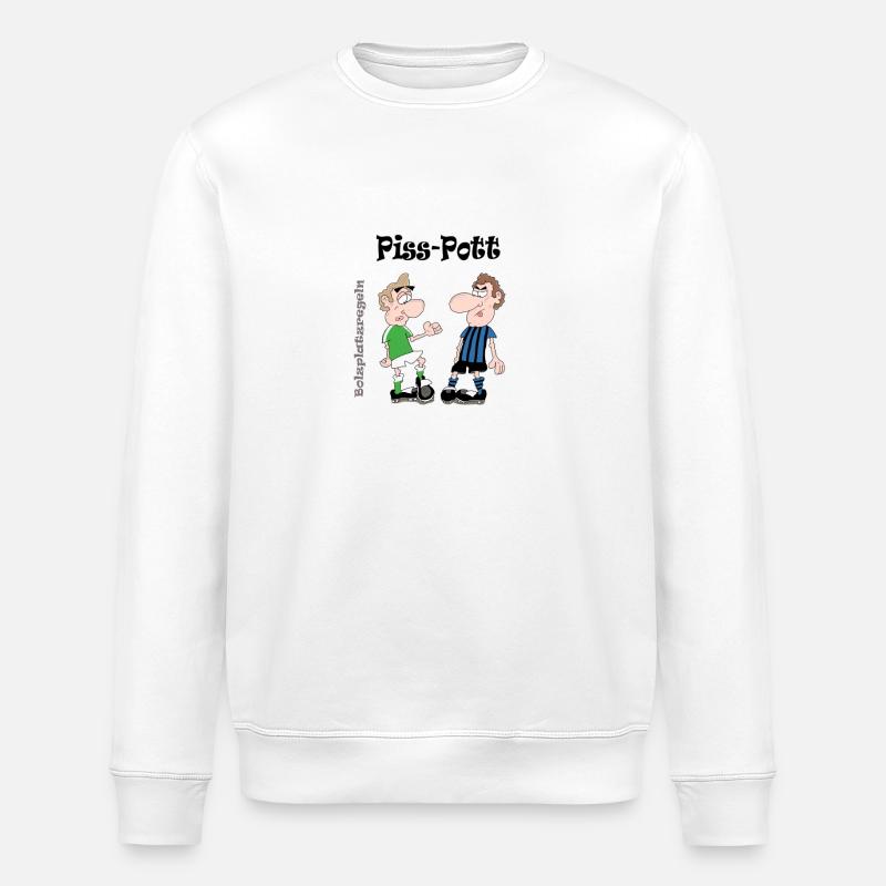 Piss-Pott - Stanley/Stella Unisex Bio-Sweatshirt ROLLER - Weiß