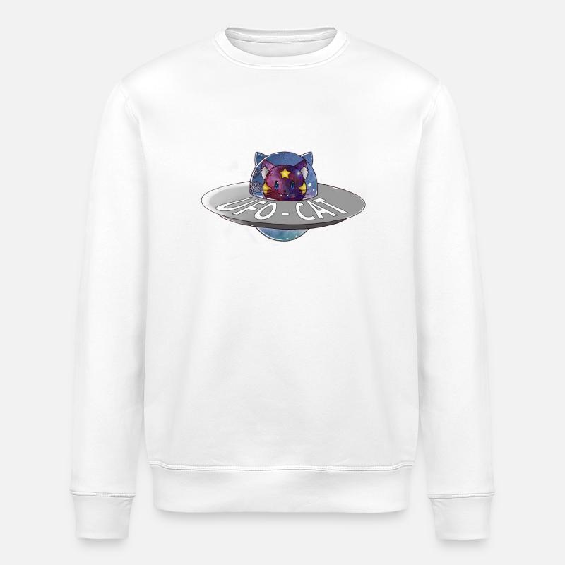 UFO-CAT - Stanley/Stella Unisex Bio-Sweatshirt ROLLER - Weiß