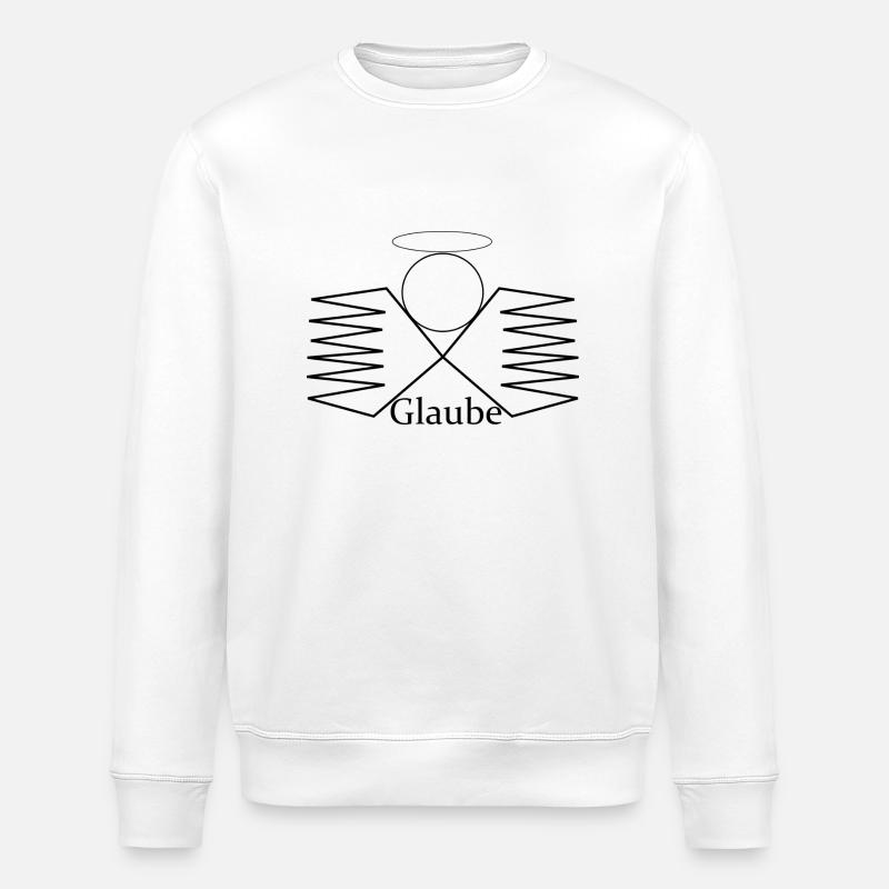 Glaube - Stanley/Stella Unisex Bio-Sweatshirt ROLLER - Weiß