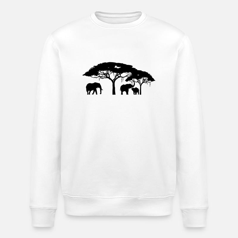 Steppe - Stanley/Stella ROLLER Unisex Organic Sweatshirt - white