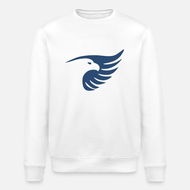 Falco à bord - Sweat bio ROLLER Stanley/Stella Unisexe - blanc