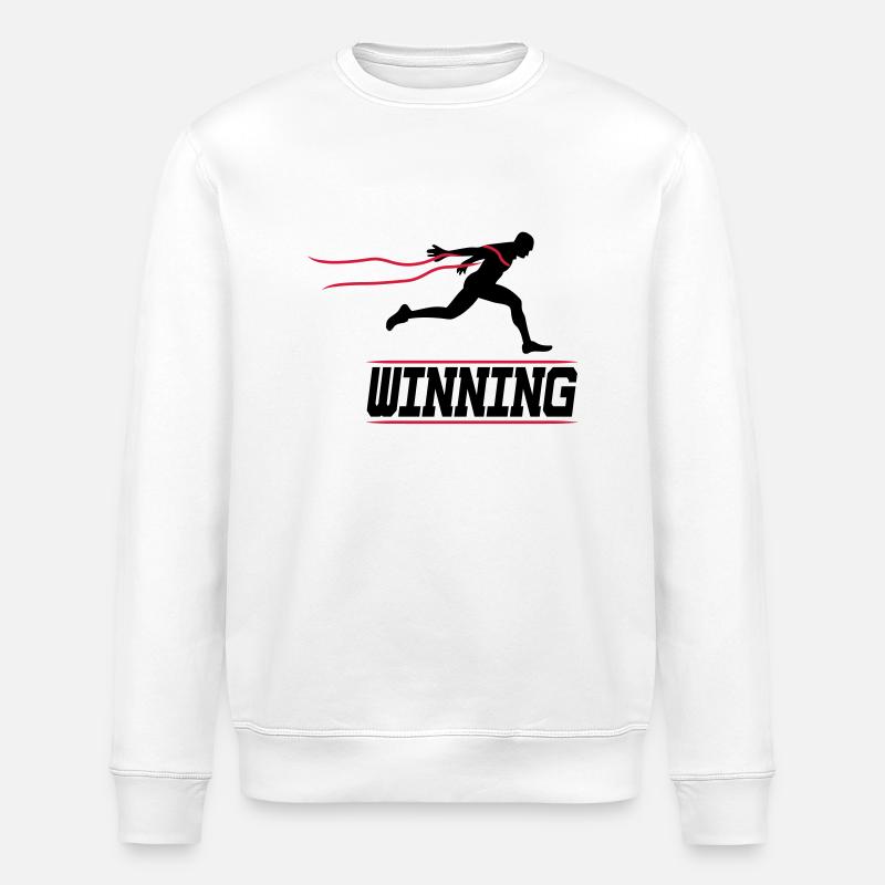 running runner winning 2c I - Sweat bio ROLLER Stanley/Stella Unisexe - blanc