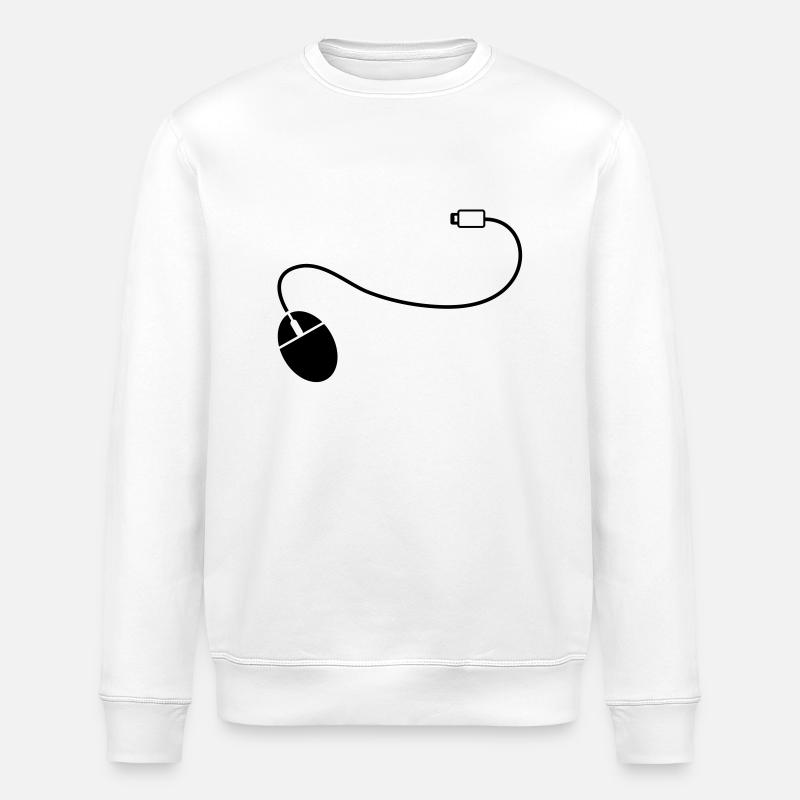 mouse_cursor__f1 - Stanley/Stella Unisex Bio-Sweatshirt ROLLER - Weiß