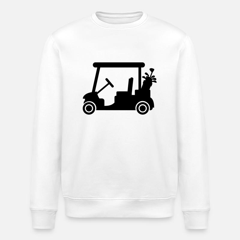 Golf car - Sweat bio ROLLER Stanley/Stella Unisexe - blanc