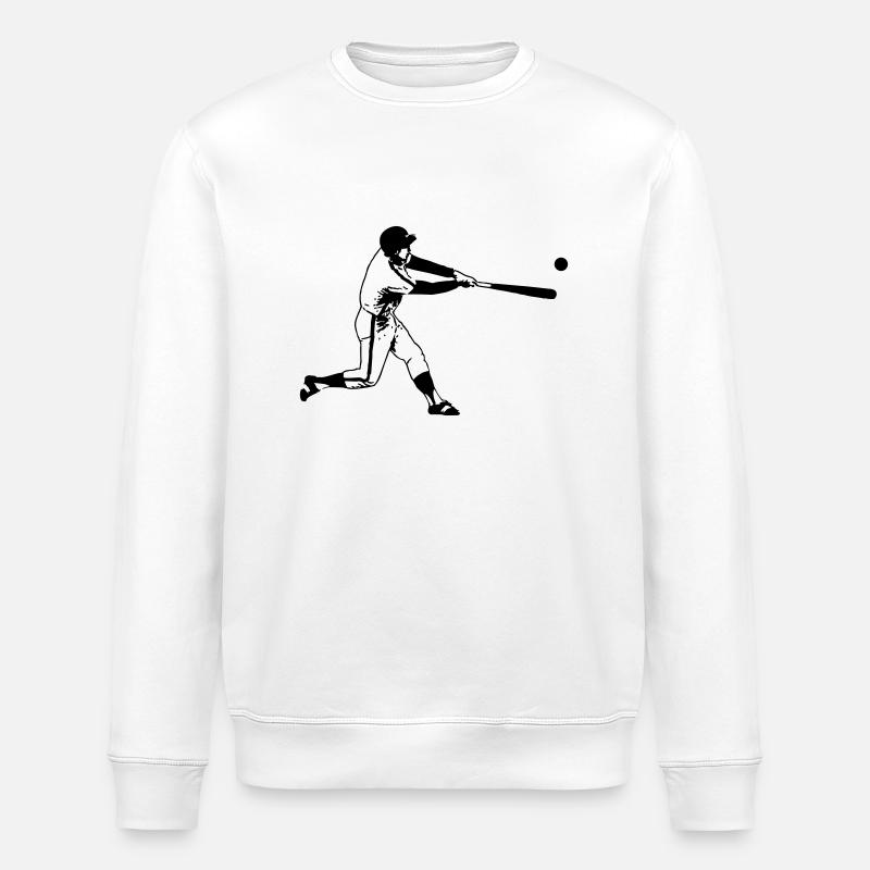 baseballer - Sweat bio ROLLER Stanley/Stella Unisexe - blanc