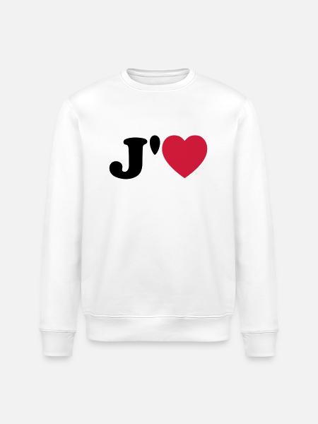 j aime - Stanley/Stella Unisex Bio-Sweatshirt ROLLER - Weiß