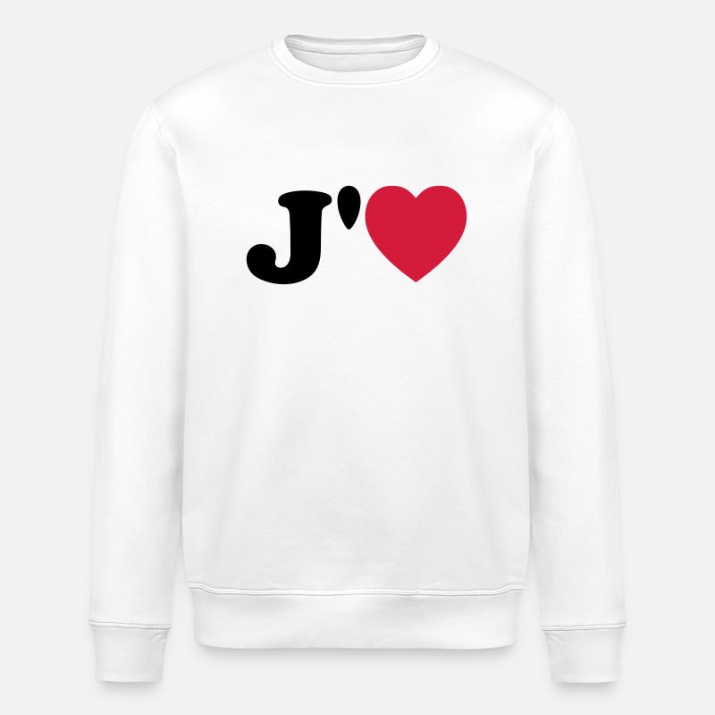 j`aime base - Stanley/Stella ROLLER Unisex Organic Sweatshirt - white