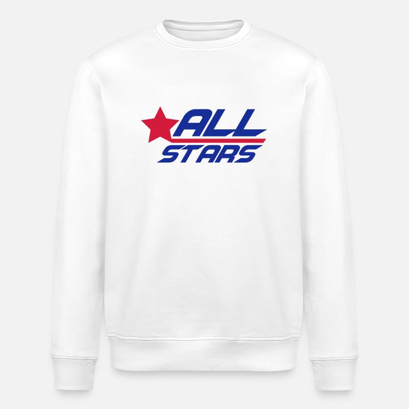 Cool Allstars Logo Design - Sweat bio ROLLER Stanley/Stella Unisexe - blanc