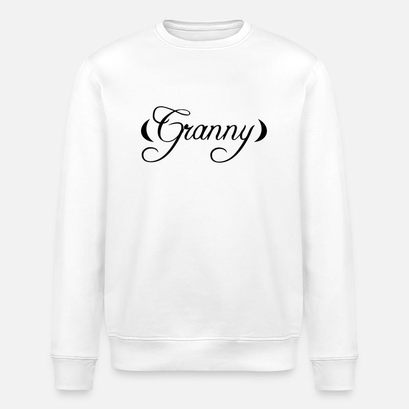 Granny Grandma - Stanley/Stella Unisex Bio-Sweatshirt ROLLER - Weiß