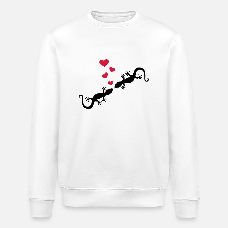 Gecko - Sweat bio ROLLER Stanley/Stella Unisexe - blanc