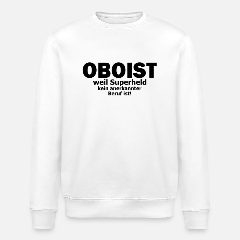 oboist - Stanley/Stella Unisex Bio-Sweatshirt ROLLER - Weiß