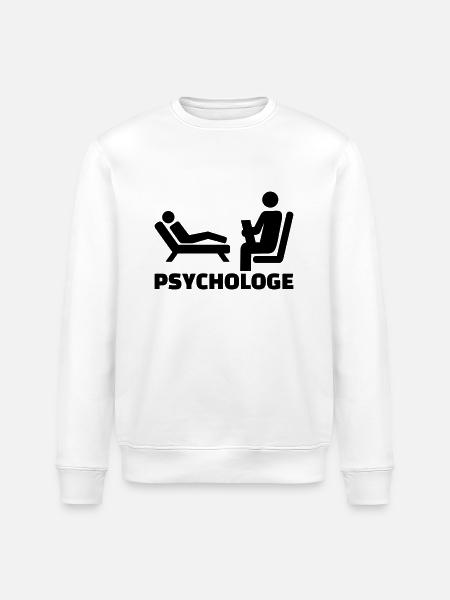 Psychologe - Stanley/Stella Unisex Bio-Sweatshirt ROLLER - Weiß