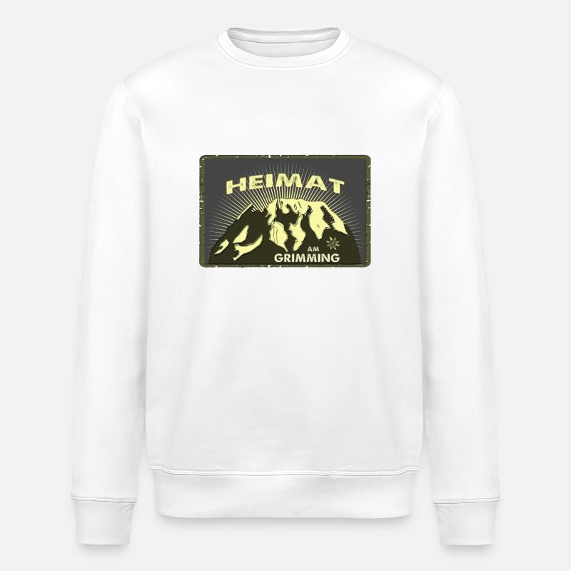 Grimming Heimat - Stanley/Stella Unisex Bio-Sweatshirt ROLLER - Weiß