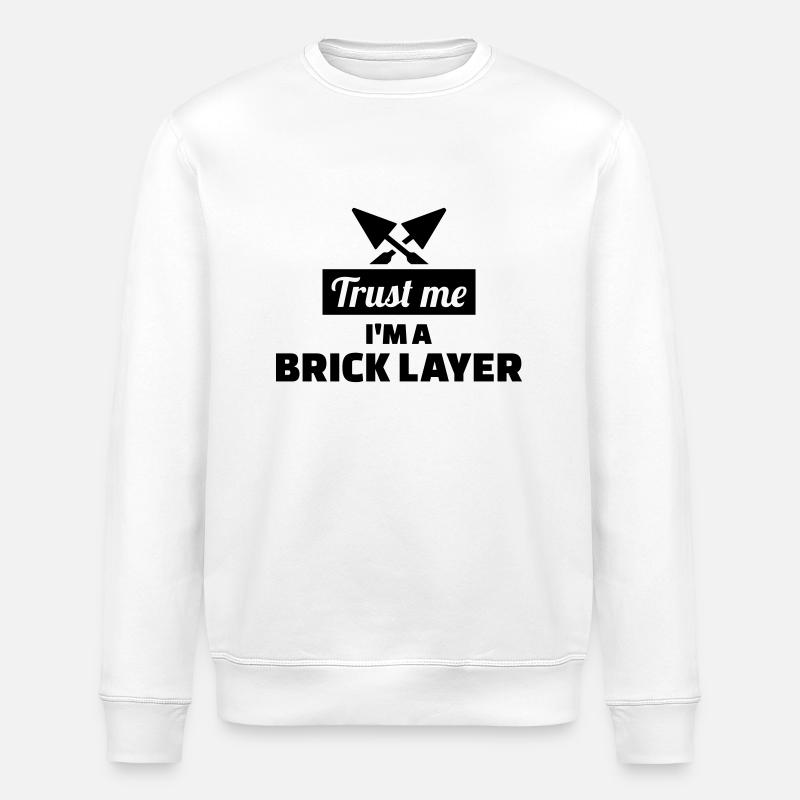 Maçon - Sweat bio ROLLER Stanley/Stella Unisexe - blanc