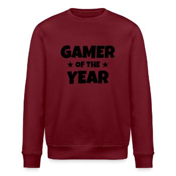 Gaming Gamer Video Game Player Geek - Stanley/Stella ROLLER Unisex Organic Sweatshirt - white - Front - Nik (191cm)