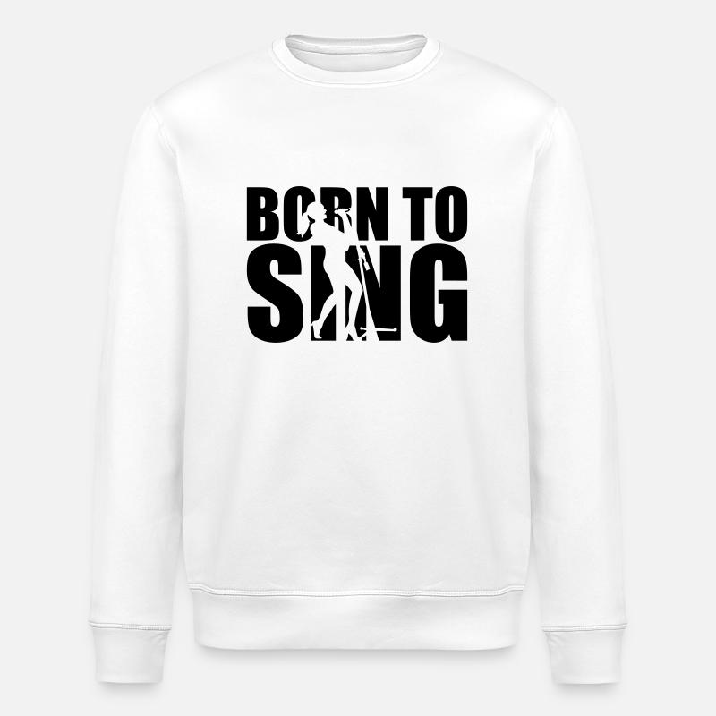 Sänger - Stanley/Stella Unisex Bio-Sweatshirt ROLLER - Weiß