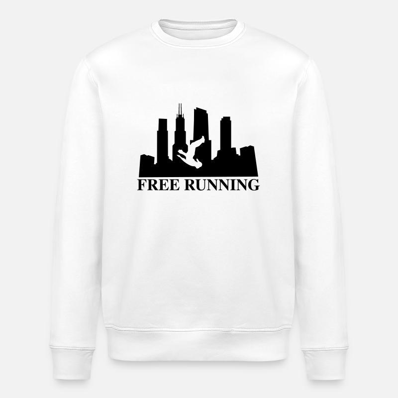 freerunning - Stanley/Stella ROLLER Unisex Organic Sweatshirt - white