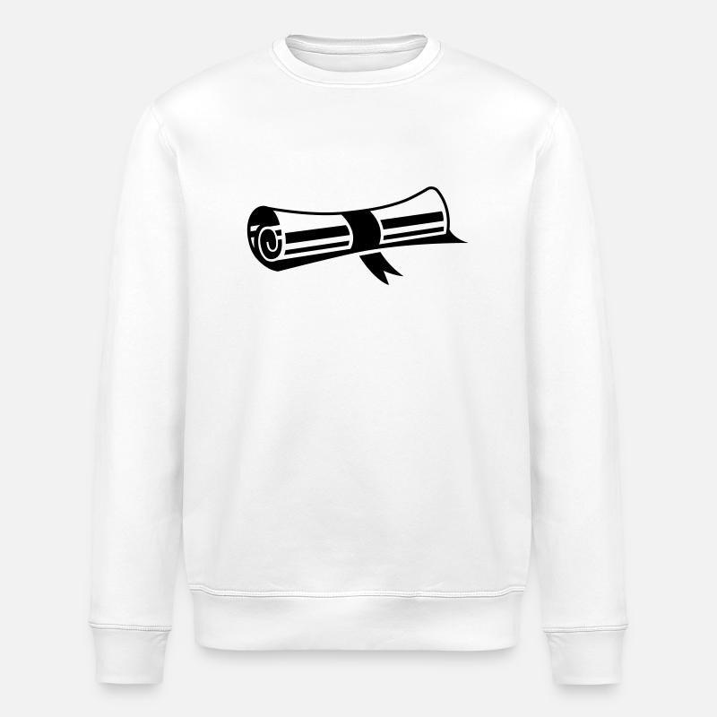 Diplom - Stanley/Stella Unisex Bio-Sweatshirt ROLLER - Weiß