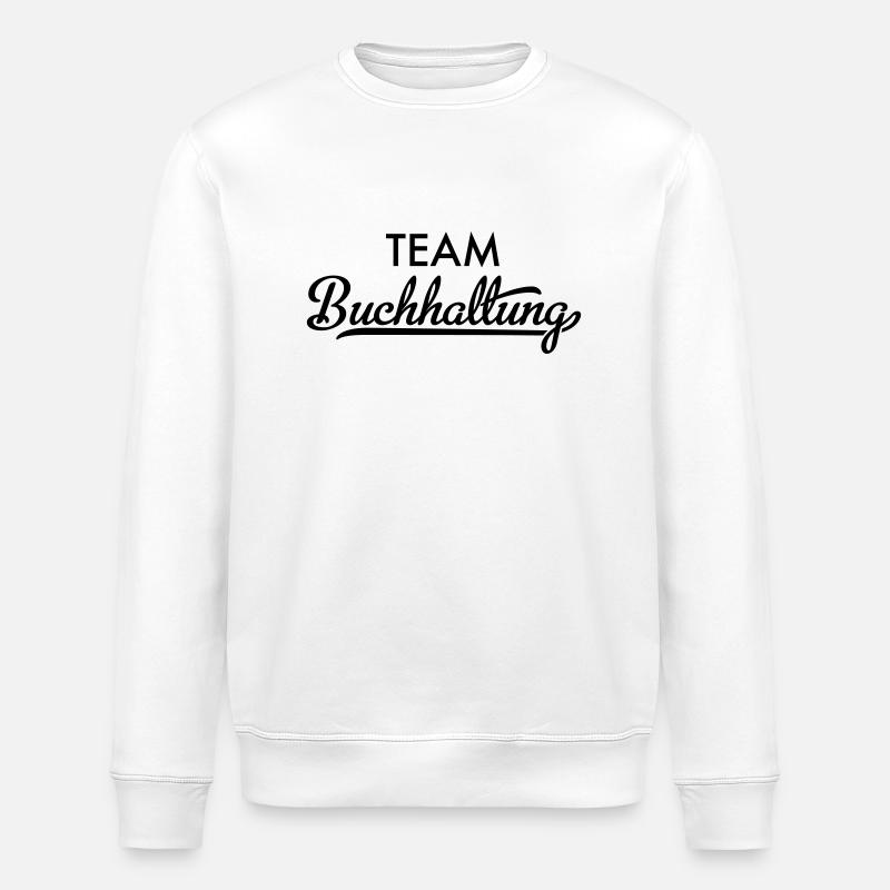 Accounting Team - Stanley/Stella ROLLER Unisex Organic Sweatshirt - white